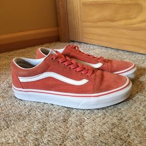 Vans Old Skool Spiced Coral Suede Shoes